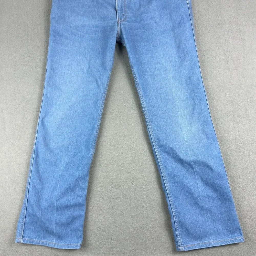 Levis 977 Jeans Mens 38x32 Brown Tab Vintage 2001‎ Straight Leg Blue